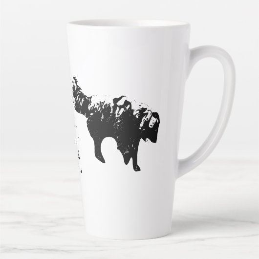 Herbstsumpf, zwei Hunde Milchtasse (Rechts)