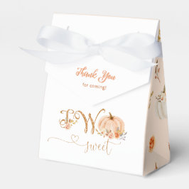 Herbstsüßer Kürbis zwei Geburtstagsparty Geschenkschachtel