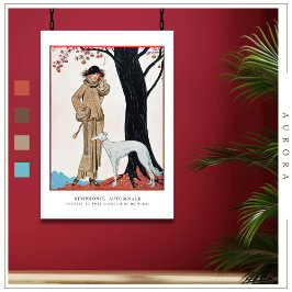 Herbstsymfonie 1922 von George Barbier Poster