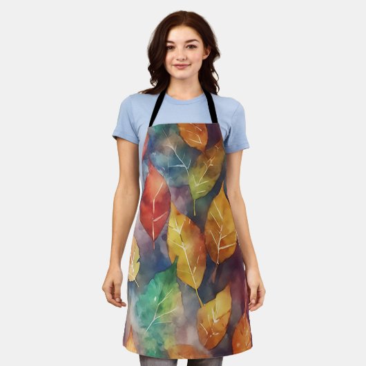 Herbstsymphonie der Farben Schürze (Getragen)