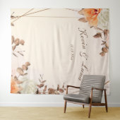 Herbstsymphonie Hochzeitswoche Foto Hintergrund Wandteppich (Beispiel (Horizontal))