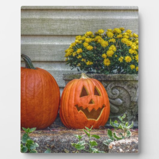 Herbstszene Fotoplatte (Vorderseite)