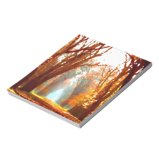 Herbstszene Notizblock (Rotiert)