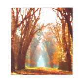 Herbstszene Notizblock (Vorderseite)