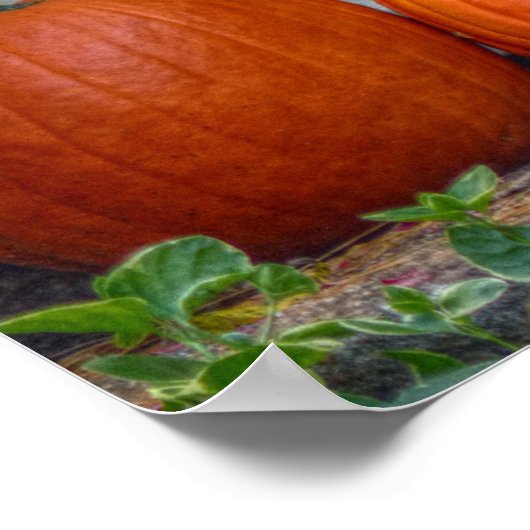 Herbstszene Poster (Ecke)