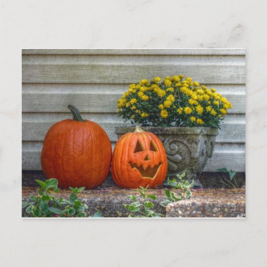 Herbstszene Postkarte (Vorderseite)