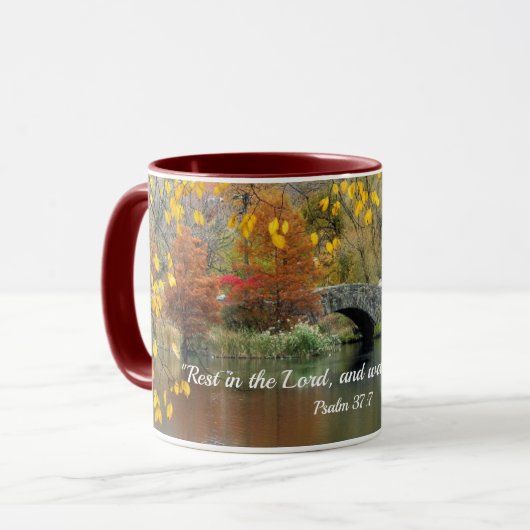 Herbstszene Tasse (Vorderseite Links)