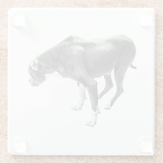 Herbsttafelwächter Glasuntersetzer (Rückseite)