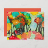 Herbsttag Einladung Herbst in Liebe Hochzeit einla (Vorne/Hinten)