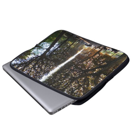 Herbsttag in Paris Laptopschutzhülle (Vorne Knopf)