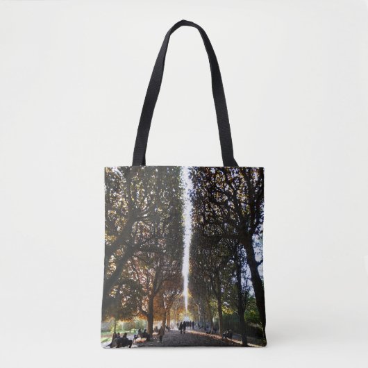 Herbsttag in Paris - Tasche (Vorderseite)