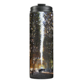 Herbsttag in Paris - Thermischer Tumbler Thermosbecher