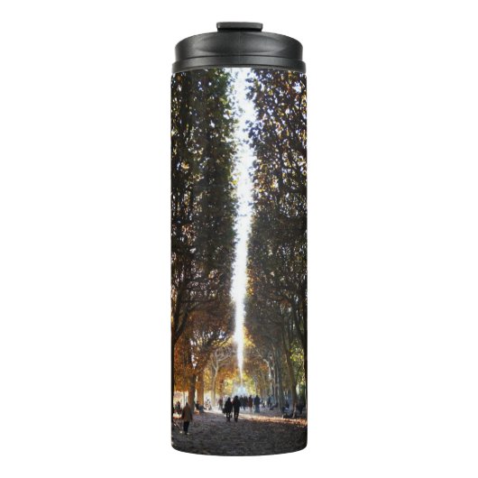 Herbsttag in Paris - Thermischer Tumbler Thermosbecher (Vorderseite)