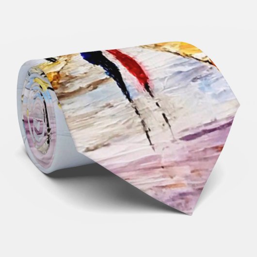 Herbsttag Krawatte (Gerollt)