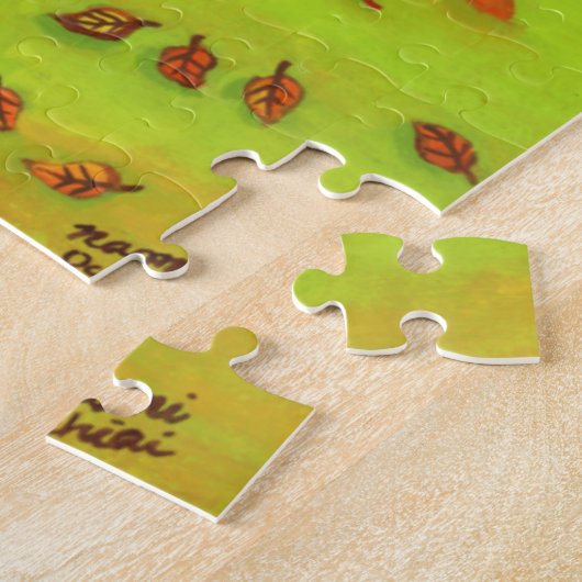 Herbsttag-Labradore Puzzle (Seite)