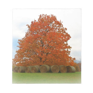 Herbsttag Notizblock