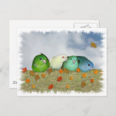 Herbsttag Postkarte (Vorne/Hinten)