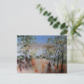 Herbsttage Postkarte (Stehend Vorderseite)