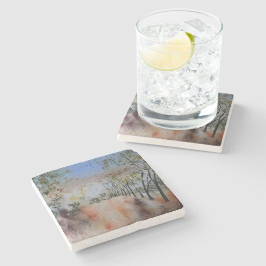 Herbsttage Steinuntersetzer (Seitenansicht)