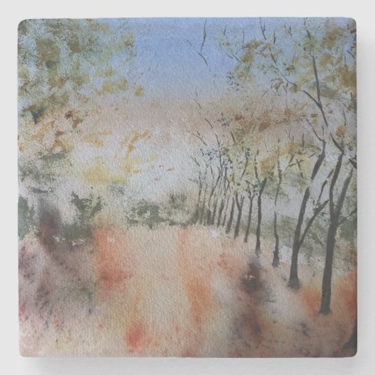 Herbsttage Steinuntersetzer (Vorderseite)