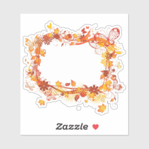 Herbsttanz Aufkleber