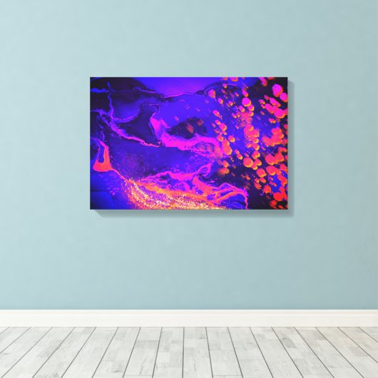 Herbsttanz Leinwanddruck (Insitu (Holzboden))