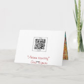 Herbsttapisserie, Fallgrußkarten, Bäume Karte (Rückseite)