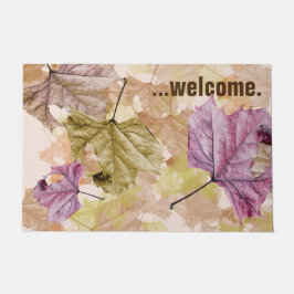 Herbsttarnung "fallende Blätter" DOOR MAT Fußmatte