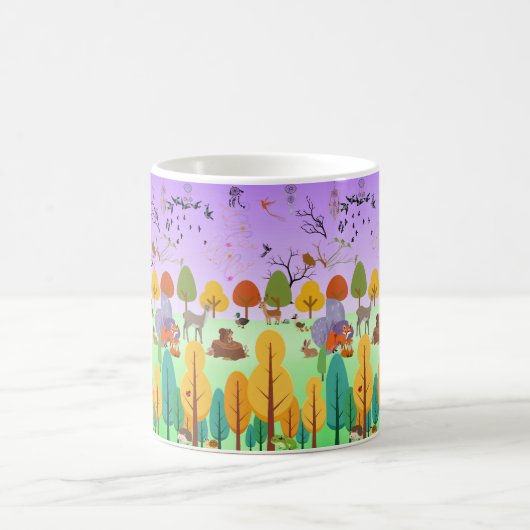 Herbsttasse Kaffeetasse (Mittel)