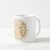 Herbsttasse mit farbigem Kreis  Kaffeetasse (VorderseiteRechts)