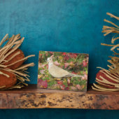 Herbsttaube Fotoplatte (Seite)