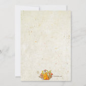 Herbsttee-Einladung Einladung (Rückseite)