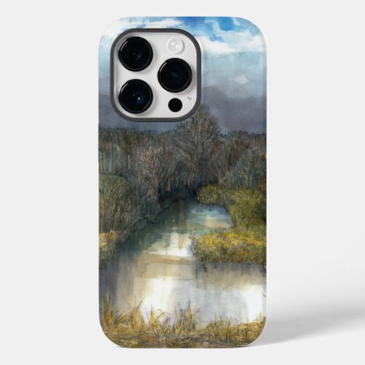 Herbstteich Case-Mate iPhone Hülle (Rückseite)