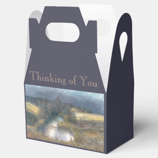 Herbstteich Geschenkschachtel (Geöffnet)