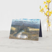 Herbstteich Karte (Gelbe Blume)