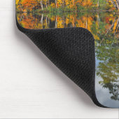 Herbstteich Reflektionen, Maine Mousepad (Ecke)