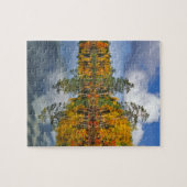 Herbstteich Reflektionen, Maine Puzzle (Horizontal)