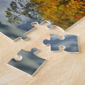 Herbstteich Reflektionen, Maine Puzzle (Seite)