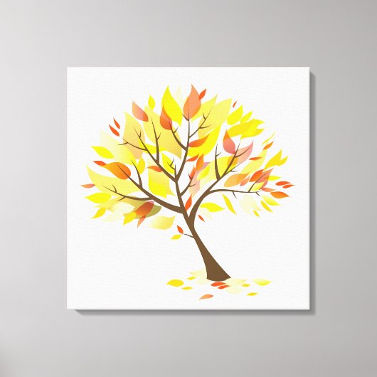 Herbstthematische Struktur [24x24] Zoll Leinwanddruck (Vorderseite)