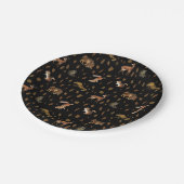 Herbsttiere Herbstleaves Party Pappteller (Schrägansicht)