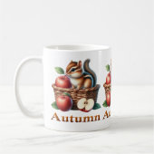 Herbsttiere Kaffeepause Tasse (Links)