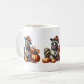 Herbsttiere Kaffeepause Tasse (Vorderseite Links)