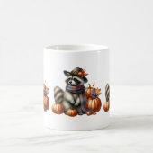 Herbsttiere Kaffeepause Tasse (Mittel)
