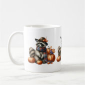 Herbsttiere Kaffeepause Tasse (Links)