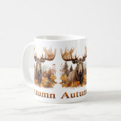 Herbsttiere Kaffeepause Tasse (Vorderseite Links)