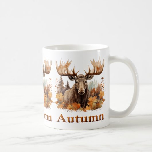 Herbsttiere Kaffeepause Tasse (Rechts)