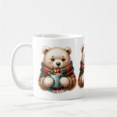 Herbsttiere Kaffeepause Tasse (Links)