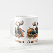 Herbsttiere Kaffeepause Tasse (Vorderseite Links)