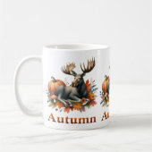 Herbsttiere Kaffeepause Tasse (Links)