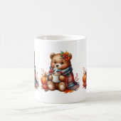 Herbsttiere Kaffeepause Tasse (Mittel)